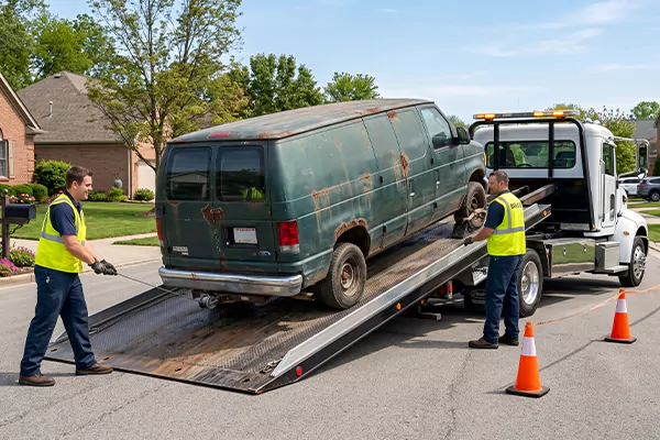 Junk Van Removal in Los Angeles, CA
