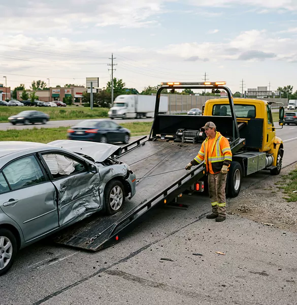 Trusted wrecked car removal service in Los Angeles, CA