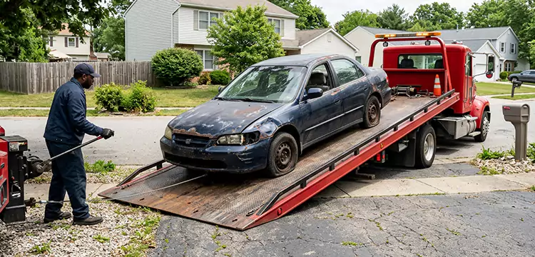 Same-Day Old Junk Car Removal in Los Angeles